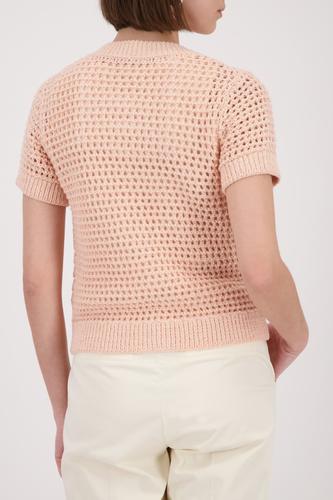 Ajour Strickjacke 42 - Summer Peach