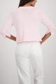 Strickjacke mit Flammgarn 36 - French Rose
