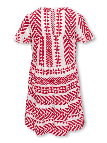 KOGALBERTE LIFE SS AOP DRESS PTM 140 Normal geschnitten - Barbados Cherry