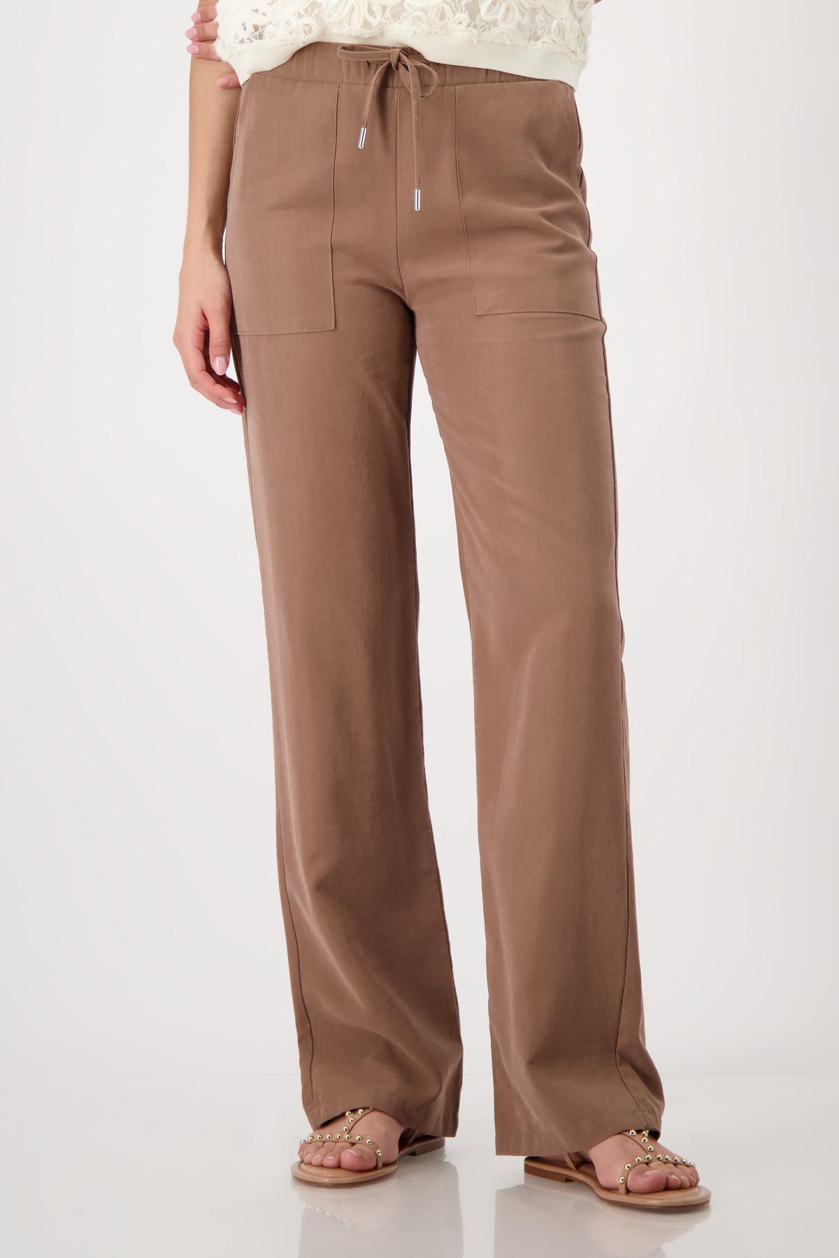 Wide Leg Schlupfhose 40 - Mocca