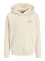 JJEBRANDES BACKP RELAXED SWEAT H SN JNR 164 Locker geschnitten - Antique White