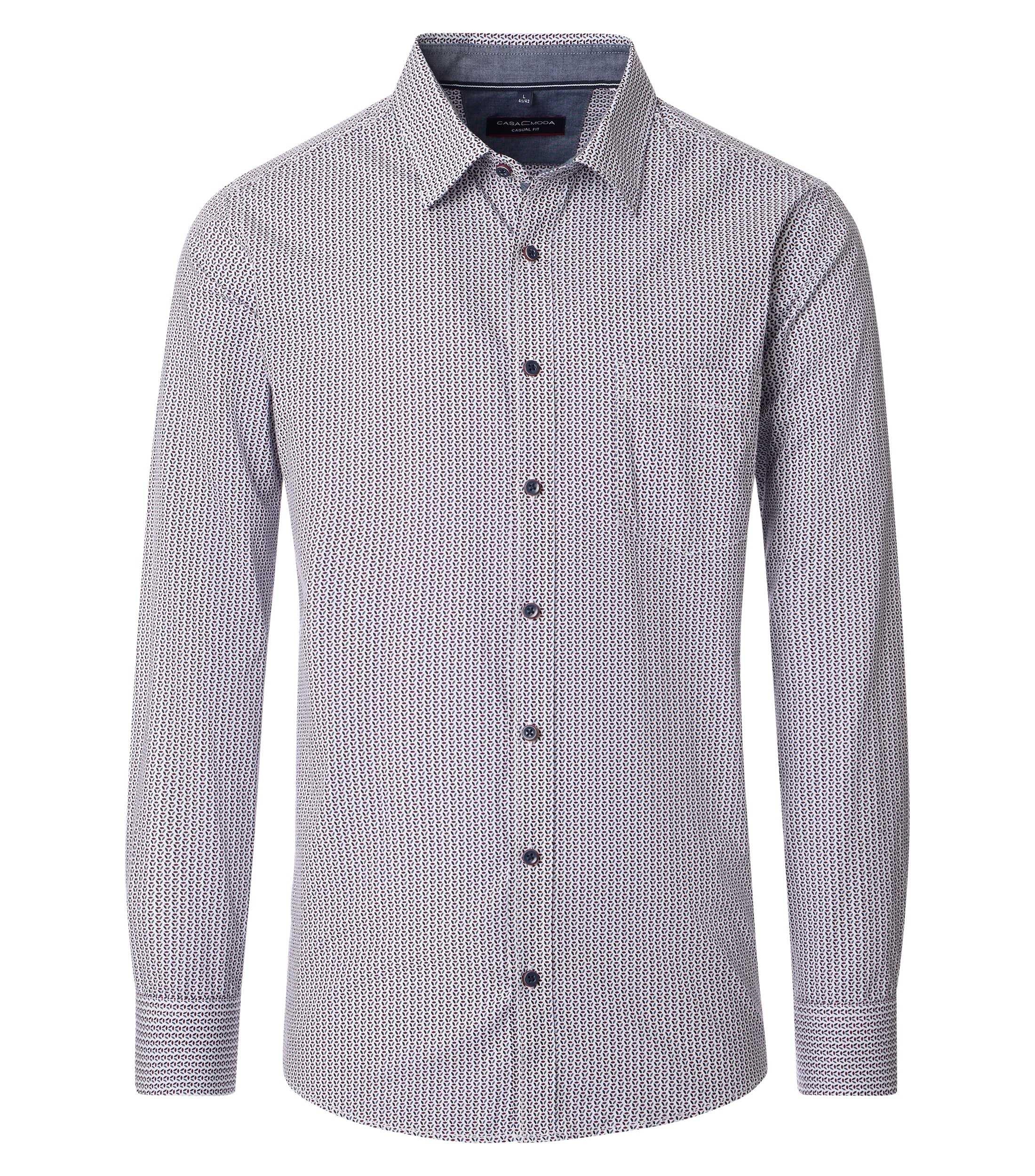 Freizeithemd L Casual Fit - Rot