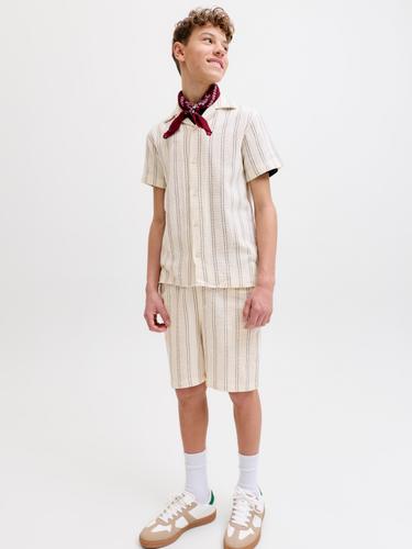 JPSTJAIDEN COBA STRIPE JOG SHORT M JNR 146 Jogger Fit - Antique White