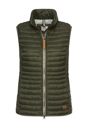 Gewatteerd vest gemaakt van gerecycled polyamide