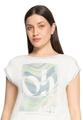 Blusenshirt 42 Lässig - Patch Cream/Green