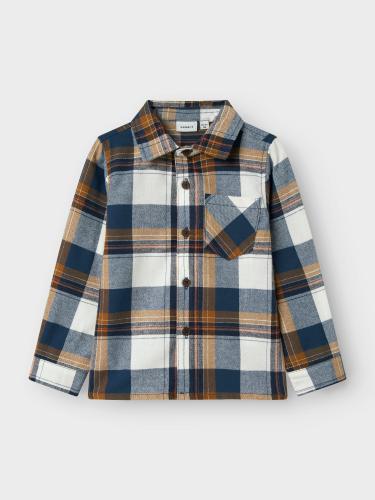 NMMOWENTA LS NREG SHIRT 110 Normal geschnitten - Insignia Blue