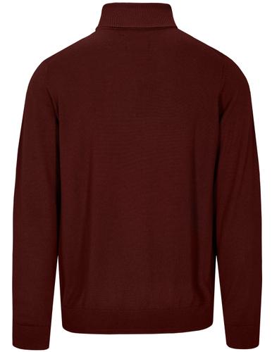 (S)NOS Rollkragen-Pullover Uni 3XL - Rhubarb