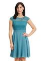 Cocktailkleid 40 Ausgestellt - Smoky Teal