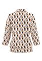 Shirt ELEMENTS aus Ecovero-Viskose Fasern 40 - Affogato/peach/ecru/ink/cream