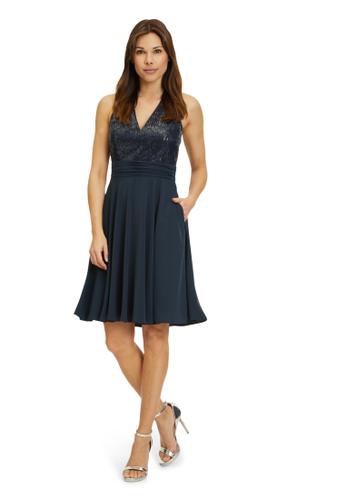 Cocktailkleid 38 Schwingend - Dunkelblau