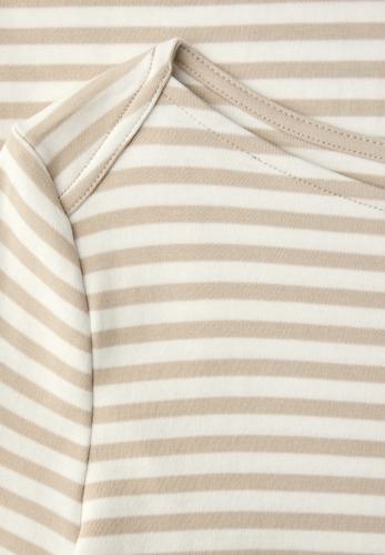 Gestreiftes T-Shirt 42 - Cotton Beige
