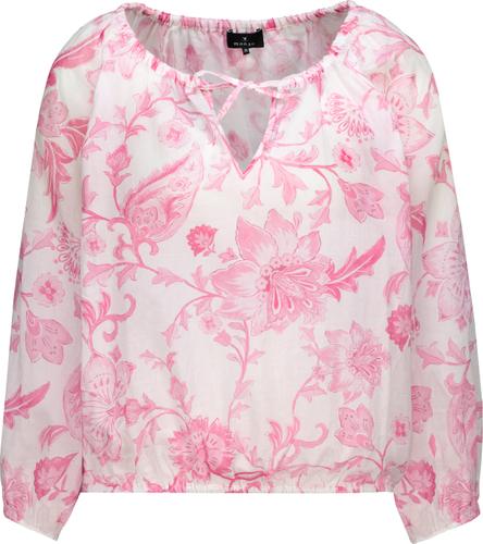 Bluse mit Blumenmuster 38 - French Rose Gemustert