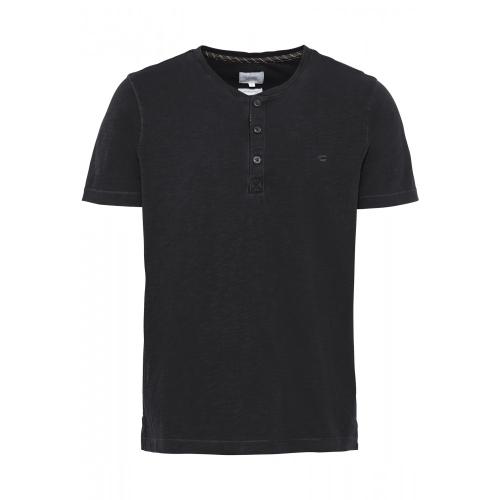 Henley Shirt mit kurzem Arm aus reiner Baumwolle EU Regular Fit - Ite 40