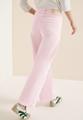 High Waist Wide Leg Jeans im Loose Fit 26/28 - Light Blush Rose