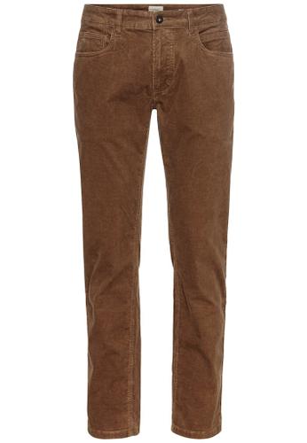 Regular-fit 5-pocketbroek van corduroy