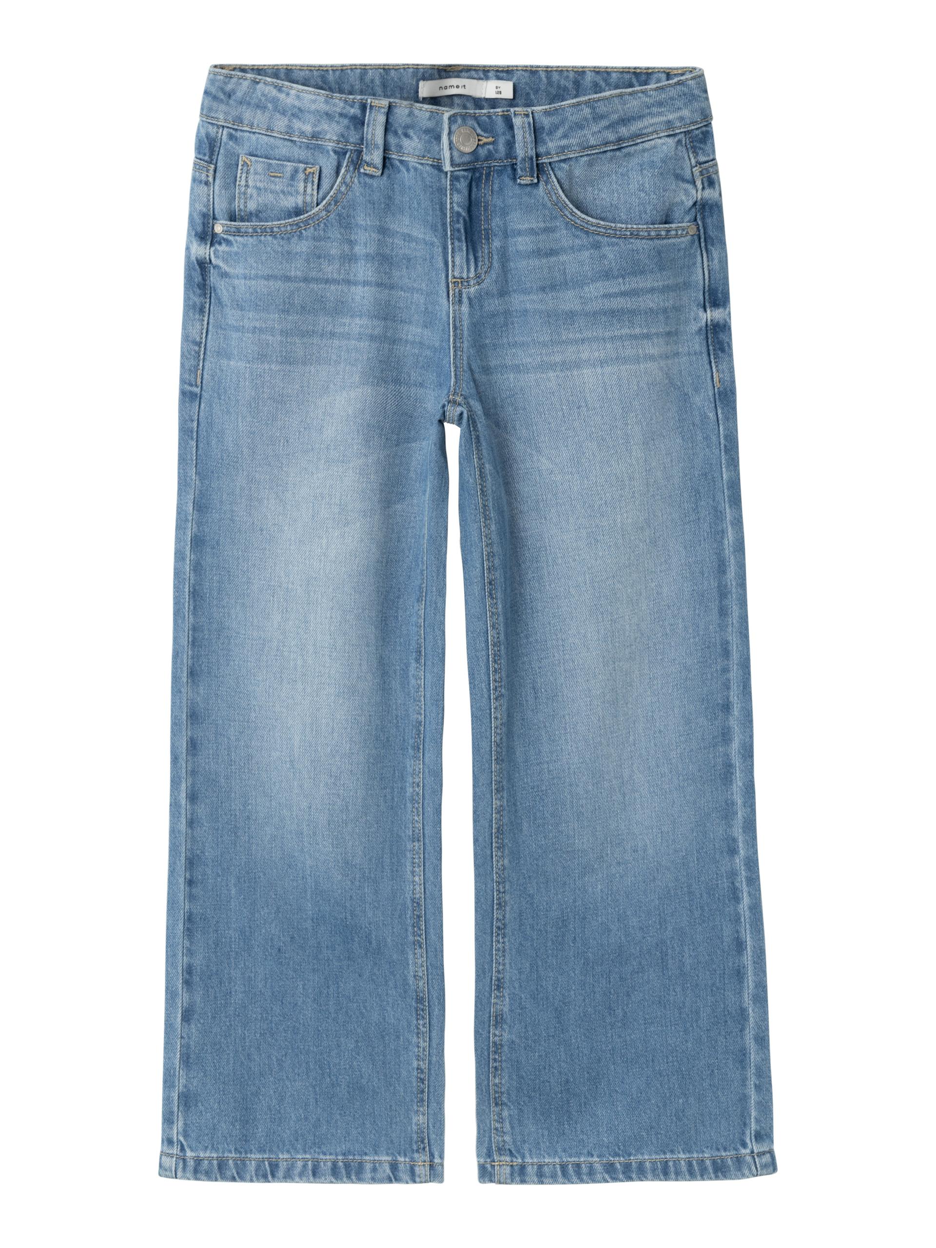 NKFROSE WIDE JEANS 5529-BE NOOS 104 Weiter Beinschnitt - Medium Blue Denim