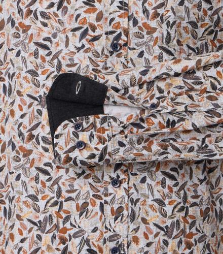 Freizeithemd L Casual Fit - Braun