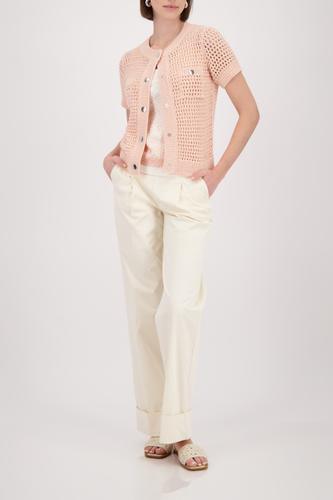 Ajour Strickjacke 42 - Summer Peach