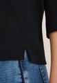 Shirt mit Wording L - Black