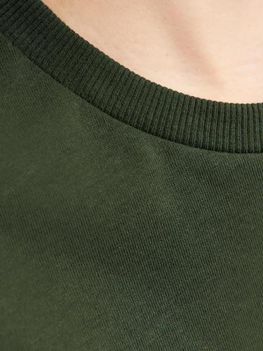 JJHAKKAI TEE SS CREW NECK JNR 176 Locker geschnitten - Kombu Green