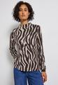 Shirt mit Zebra Print 38 - Deep Roast Brown