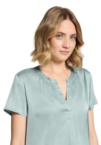 Satin-Bluse