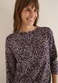 Shirt mit Minimal Print XL - Eggplant Red