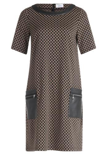 Winterkleid 36 Ausgestellt - Schwarz/beige