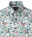 Freizeithemd Kurzarm M Casual Fit - Grün