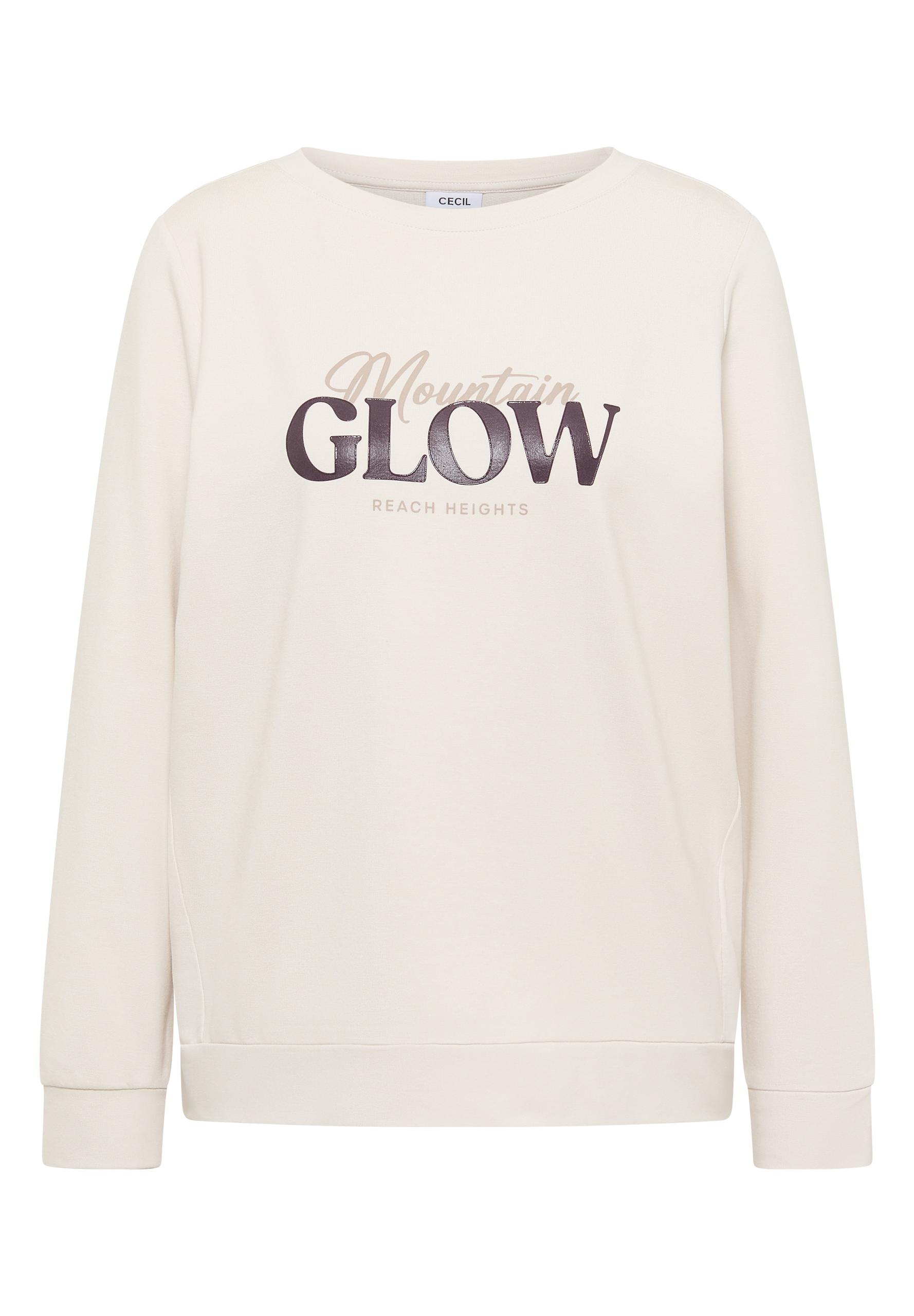 Shirt mit Wording XL - Light Greige