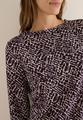 Shirt mit Minimal Print XL - Eggplant Red