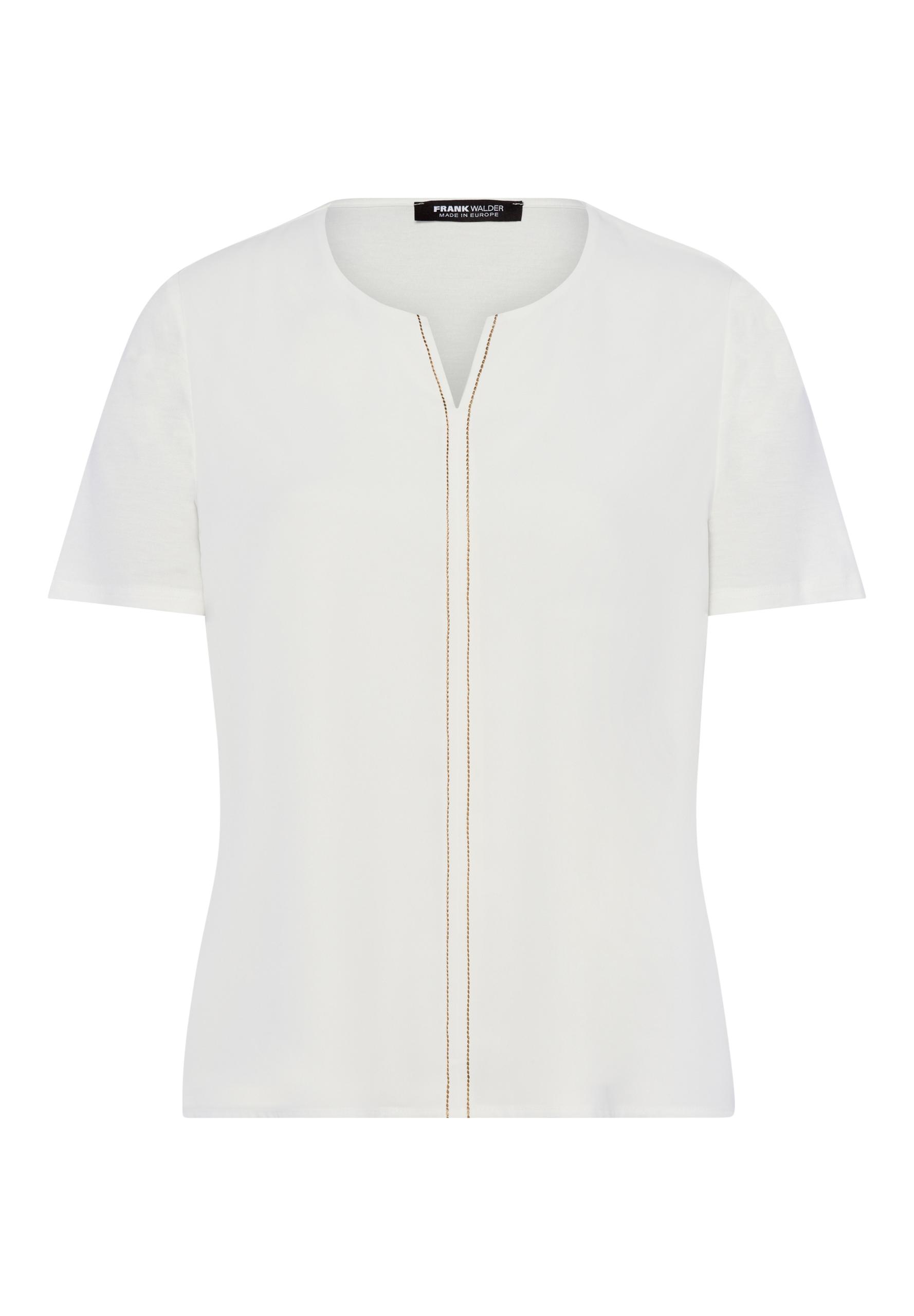 Shirt COFFEE LOUNGE mit Ziernaht 48 - Ecru