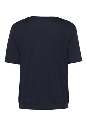 Blusenshirt NOS im Materialmix