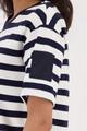 Sweatkleid mit Streifen 40 - Marine Ringel