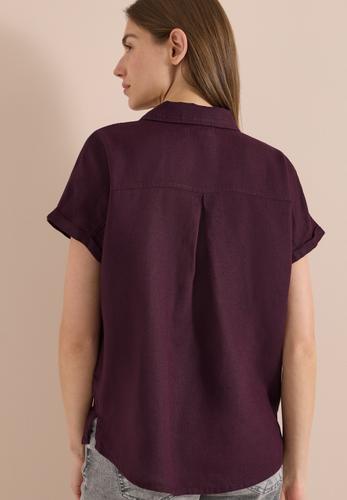 Dropped Shoulder Bluse aus Leinen