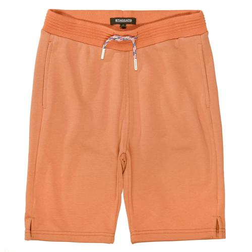 Sweatbermudas mit Kontrastkordeln 152 lässig geschnitten - Caramel