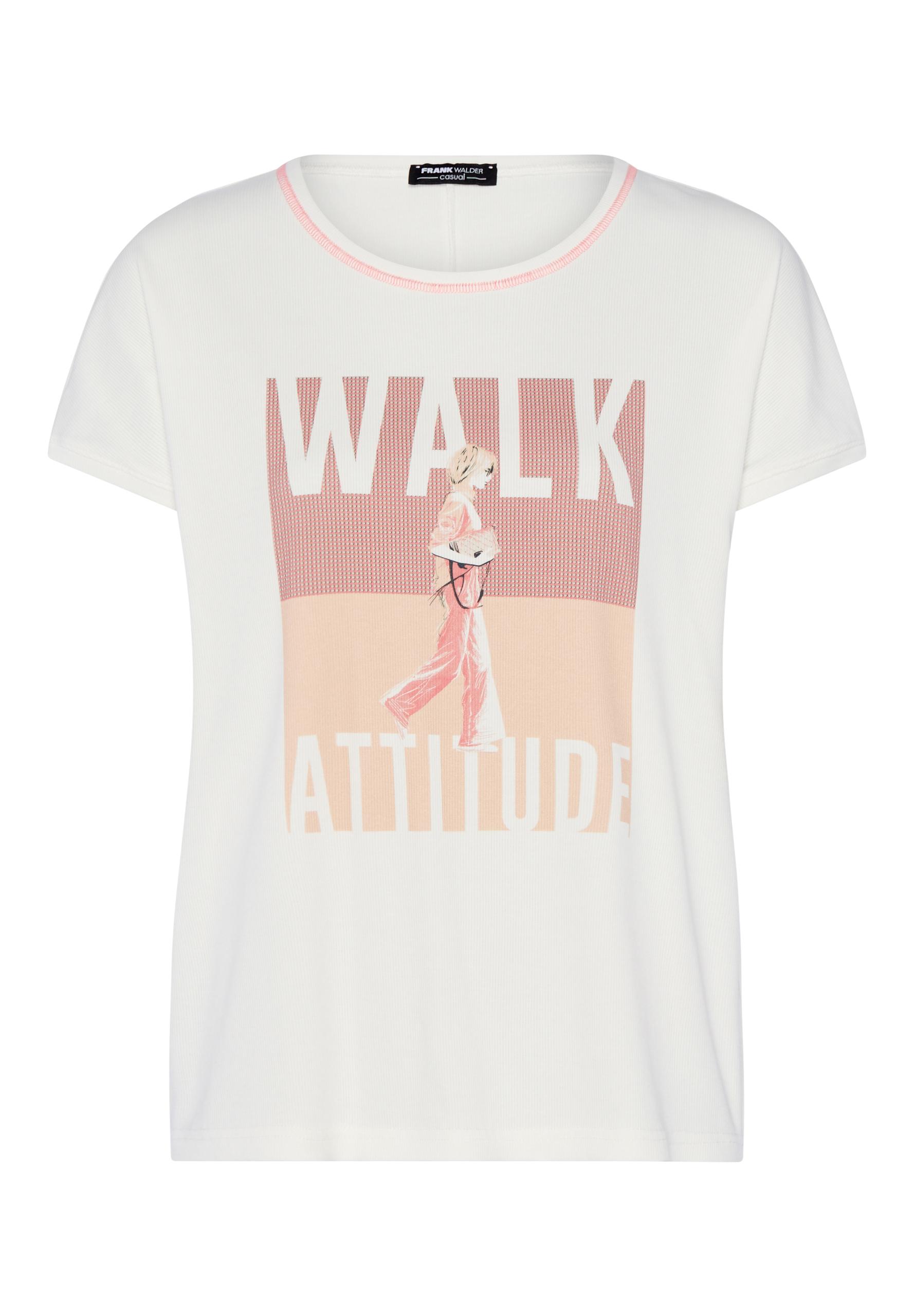 Shirt CASUAL mit Frontprint 46 - Pink Lavender/tangerine/ecru