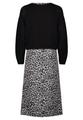 Casual-Kleid 40 Lässig - Patch Black/grey