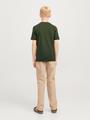 JJHAKKAI TEE SS CREW NECK JNR 176 Locker geschnitten - Kombu Green