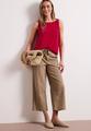 Top mit Rundhals und Schulterdetail 36 - Salsa Red