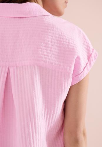 Dropped Shoulder Bluse mit Struktur