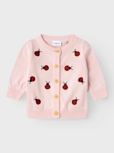 NBFFASILLE LS KNIT CARD 68 - Parfait Pink
