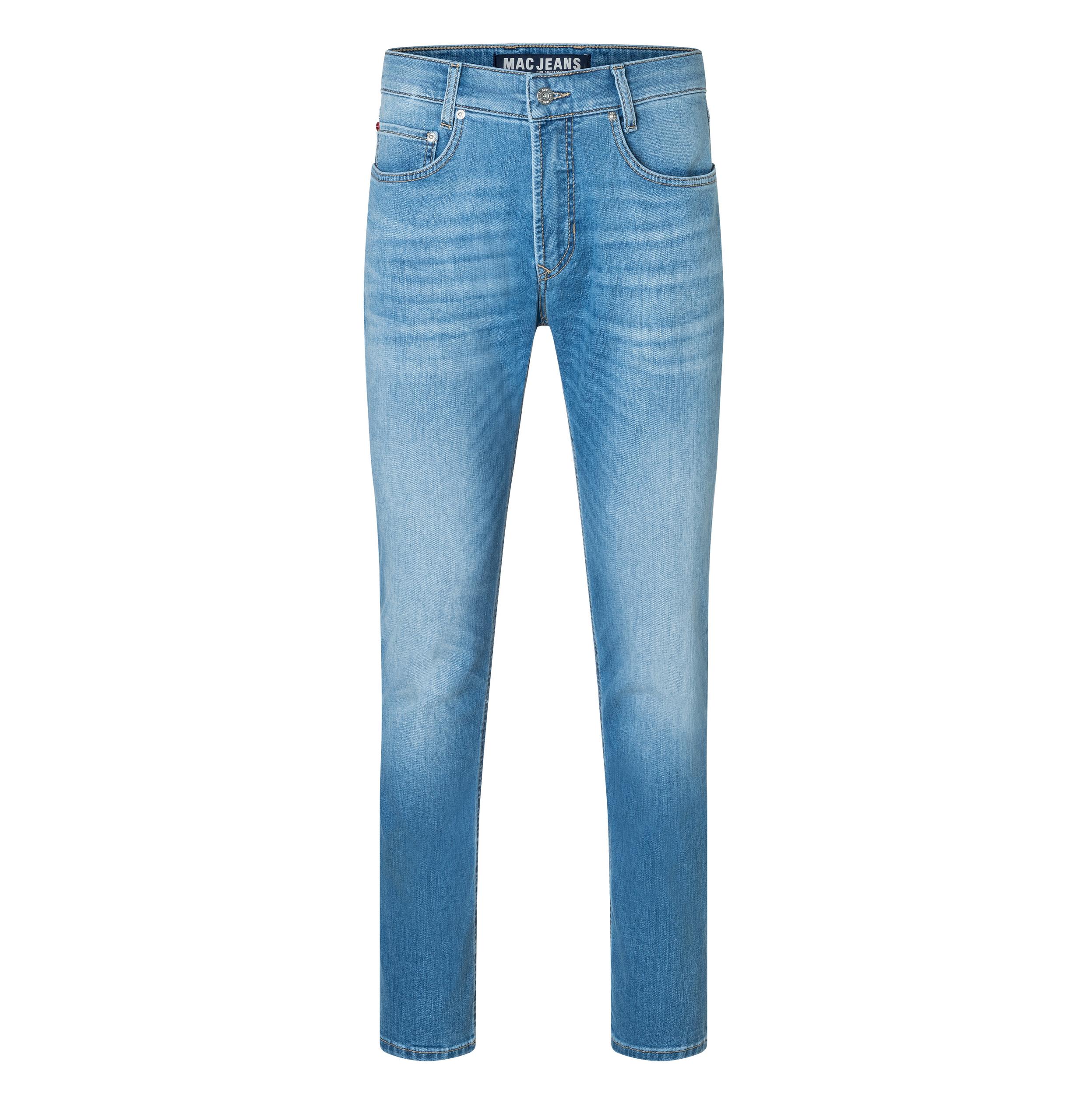 MAC JEANS - Arne Pipe, Basic Stretch Denim 32/30 Modern Fit - Blau