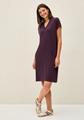 Sommerliches Strick-Kleid S - Mulberry Red