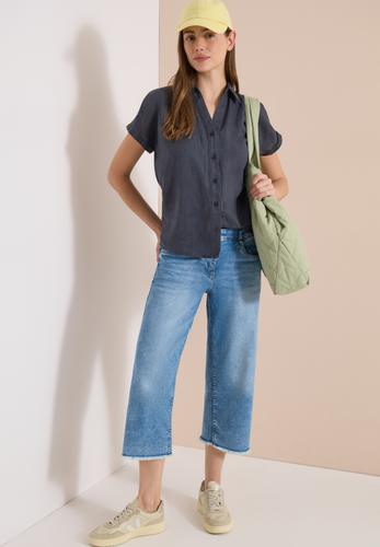 3/4 Wide Leg Jeans im Loose Fit 33/3/4 Hosen - Light Blue Washed