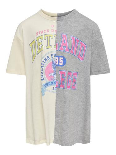 KOGLINDY OVERSIZE S/S UNI TOP BOX JRS 158/164 Locker geschnitten - Tofu
