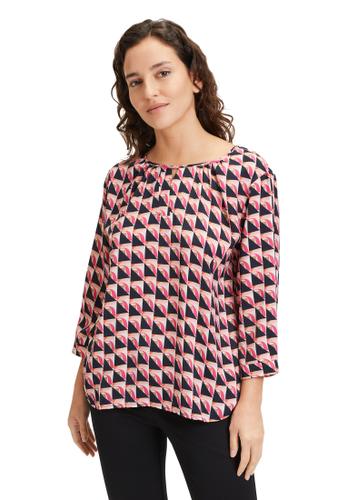 Casual-Bluse 40 Lässig - Pink/dark Blue