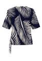 Shirt COOL SUMMER mit Tunnelzugdetail 42 - Ecru/ink