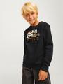 JJLUKE SWEAT CREW NECK JNR 176 Normal geschnitten - Black