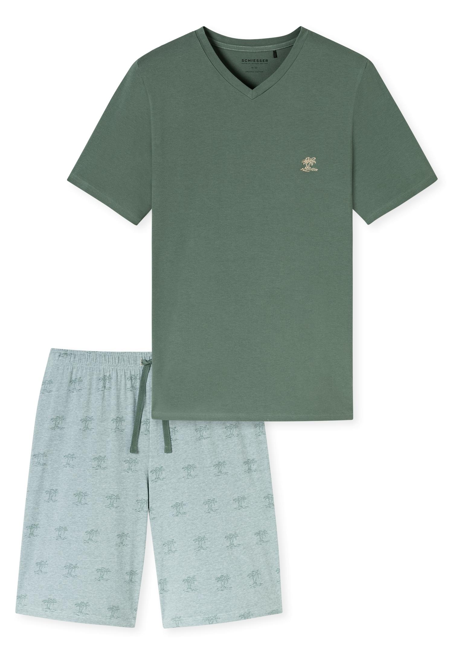 Schlafanzug kurz 52 - Khaki